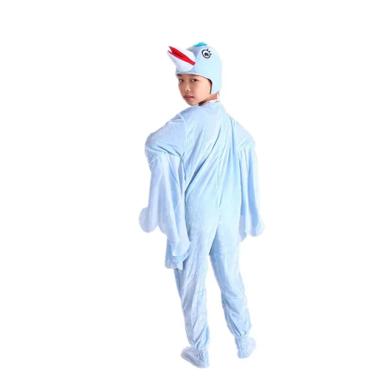 Kids Adults  Animal Bird Oriole Parrot Swallow Eagle Woodpecker Cosplay  Fancy Dress Jumpsuit Costume Gifts Set Halloween