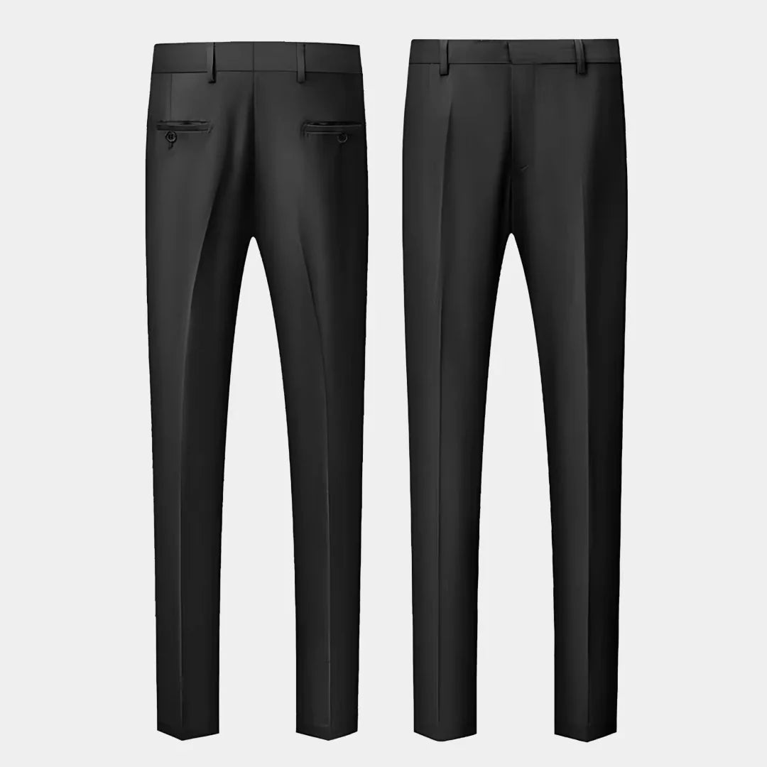 Men's Double Breasted Tuxedo Suit Slim Fit Shawl Lapel Formal Jacket & Pants Set for Wedding Party Prom