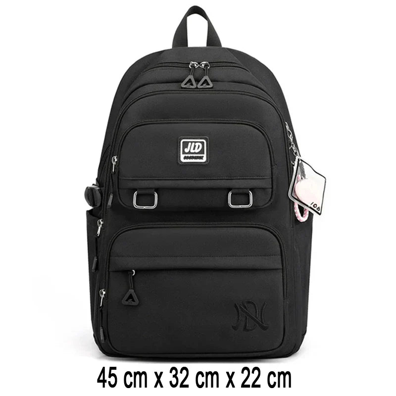 Girl School Bag Backpack Back Pack For Teenager Women Children Female Pink Schoolbag Primary High Bagpack Class Teens Child Kids