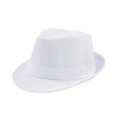 Summer Fedoras for Men Middle old aged Cap Linen Panama Solid  Jazz Hat Cowboy  Men's Women's  British Party Sun Hat
