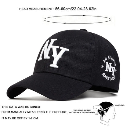 Fashion Letter Embroidery Hip Hop Hats Outdoor Adjustable Casual Baseball Caps Sunscreen Hat