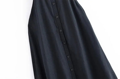 Dresses Summer Women's 2026 New Neck-Hanging Elegant Long Holiday Dress Women Street Chic Youth Loose Fashion Dress