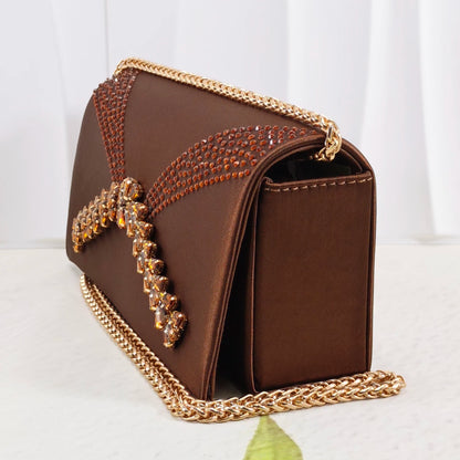 Slip-on High Heels and Matching Small Bag Nigeria Fashionable Party Pointed Shoes with Bag or A Pair of Work Shoes