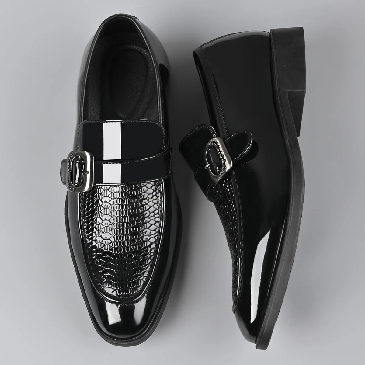 Party Wedding Oxford Footwear New Arrival Leather Men Casual Shoes Office Work Business Shoes Pointed Toe Loafers Brogue Shoes