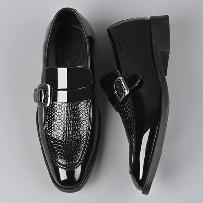 Party Wedding Oxford Footwear New Arrival Leather Men Casual Shoes Office Work Business Shoes Pointed Toe Loafers Brogue Shoes