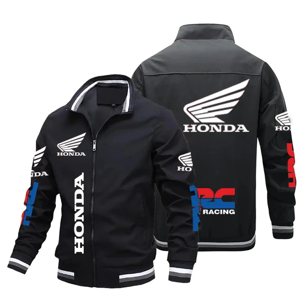 Moto 2025 New Motorcycle Jacket Pattern Bomber Jacket Baseball Motorcycle Top Men
