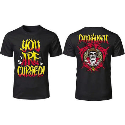 2026 New Danhausen You Are Cursed T-shirt Summer Breathable Quick Drying Wrestler Tee Men's Women's Outdoor Sports Crew Neck Top