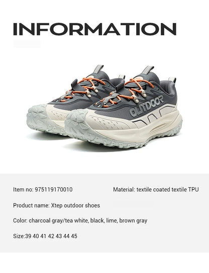 2.0 Outdoor Hiking Shoes for Man 2025 Spring Anti-slip Wear-resistant Lightweight Versatile Sneakers 975119170010