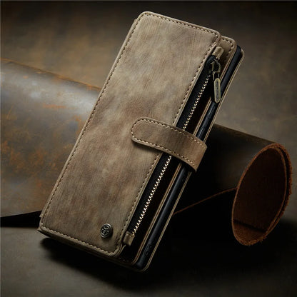 Flip Leather Phone Case For Samsung Galaxy S25 Edge S24 S26 Ultra S23 FE S22 S21 S20 Plus Note20 A16 A56 A17 A37 A57 Wallet Etui