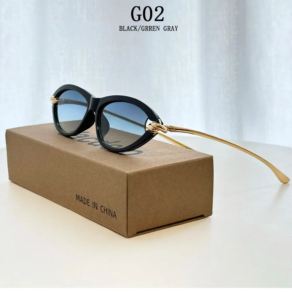 Cat Eye Sunglasses Women 2026 Designer Fashion Glasses Vintage Sunscreen Dropshipping Lentes De Sol Mujer Lunette Soleil Femme