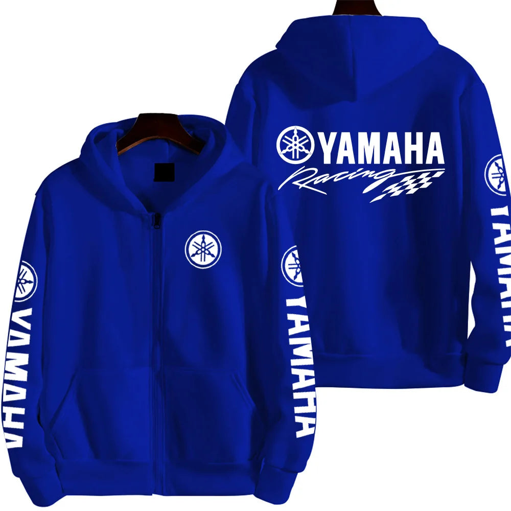 Logo Motorcycle Racing Team Men Zipper Hoodie 2026 New Fashion Women Sweatshirt Spring Autumn Sports Couple Jackets Coat