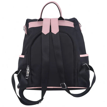 Casual Oxford Backpack Women Black Waterproof Nylon School Bags For Teenage Girls High Quality Fashion Travel Tote Packbag