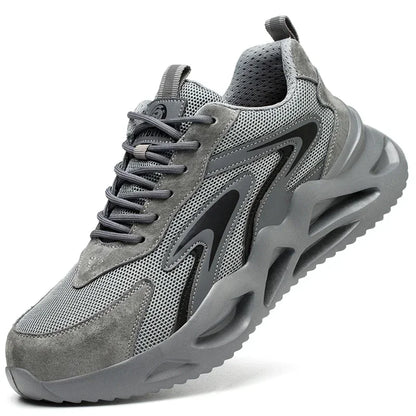 New 2023 Fashion Lightweight Security Protective Safety Wrok Shoes For Men Anti-smashing Sneakers Breathable Male Footwear