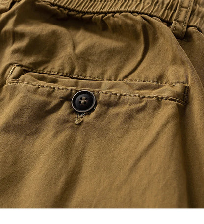 Summer Men Cargo Cotton Shorts Mens Beach Multi Pocket Shorts Pants Man Spring Casual Fashion Joggers Shorts Male Dropshipping