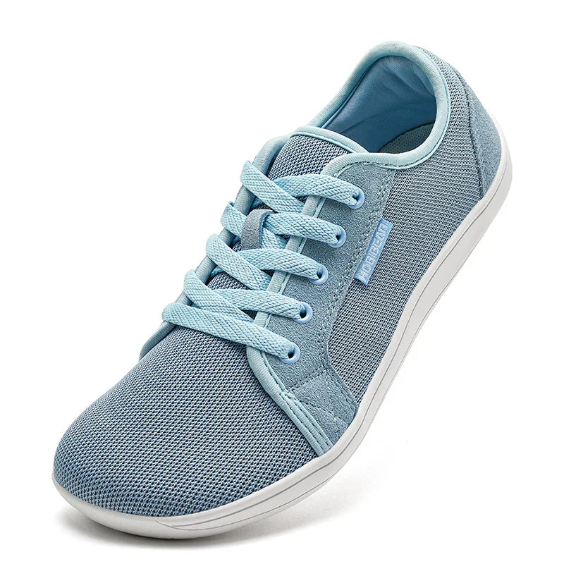 Wide Toe Barefoot Shoes Womens Mens Outdoor Lace Up Running Sneaker Zero Drop Comfortable Casual Shoes