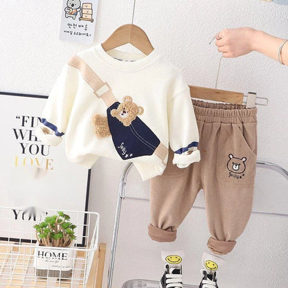 New Spring Autumn Baby Girl Clothes Children Boys T-Shirt Pants 2Pcs/Sets Toddler Casual Costume Infant Outfits Kids Tracksuits