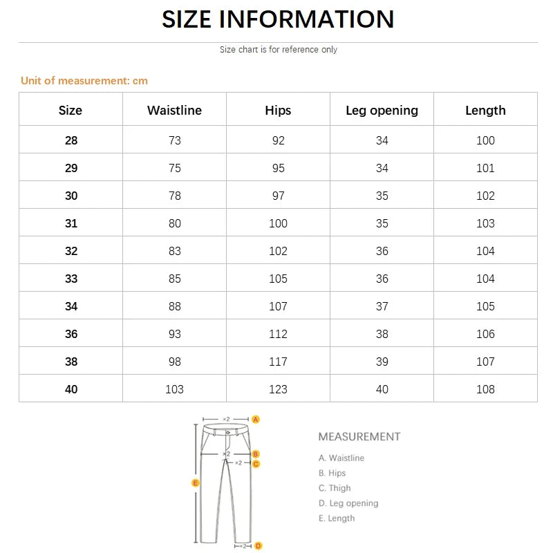 Men's Fleece Lined Thicken Jeans Winter Warm Stretch Slim Fit Denim Pants Comfortable Soft Trousers for Daily Work Wear Clothing