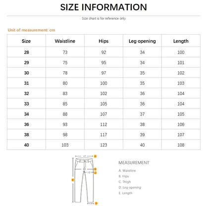 Men's Fleece Lined Thicken Jeans Winter Warm Stretch Slim Fit Denim Pants Comfortable Soft Trousers for Daily Work Wear Clothing