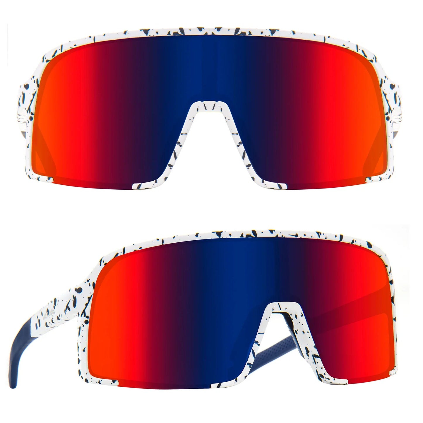 Polarized Sunglasses for Men Women, Windproof Outdoor Sports Cycling Running UV400 Protection Sun Glasses 8133