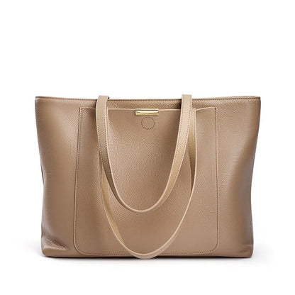 100% Genuine Leather Women's Bag Large Capacity Simple Fashion Cowhide Women Shoulder Bag Female Storage Handbag 2328