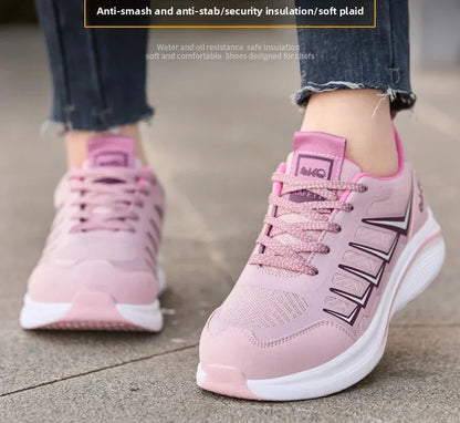 New Lightweight and Breathable Labor Protection Shoes for Men and Women Anti Smashing and Anti Piercing Steel Toe Safety Shoes