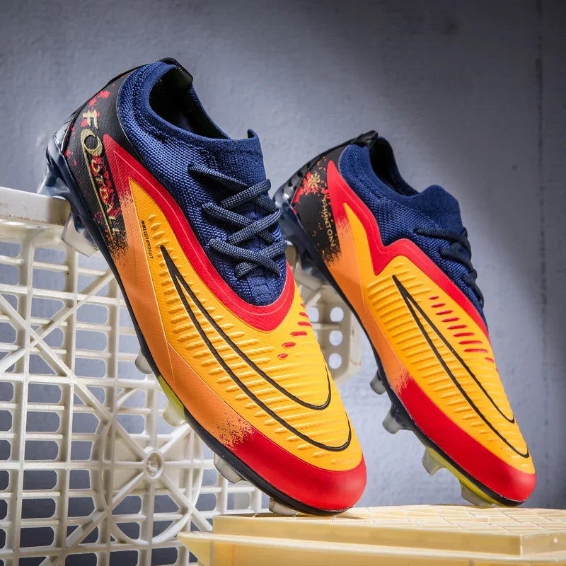 New Men Soccer Shoes Professional Sneakers Match Comfortable Football Boots Non-Slip TF/FG Ankle Boys Sports Shoes Unisex