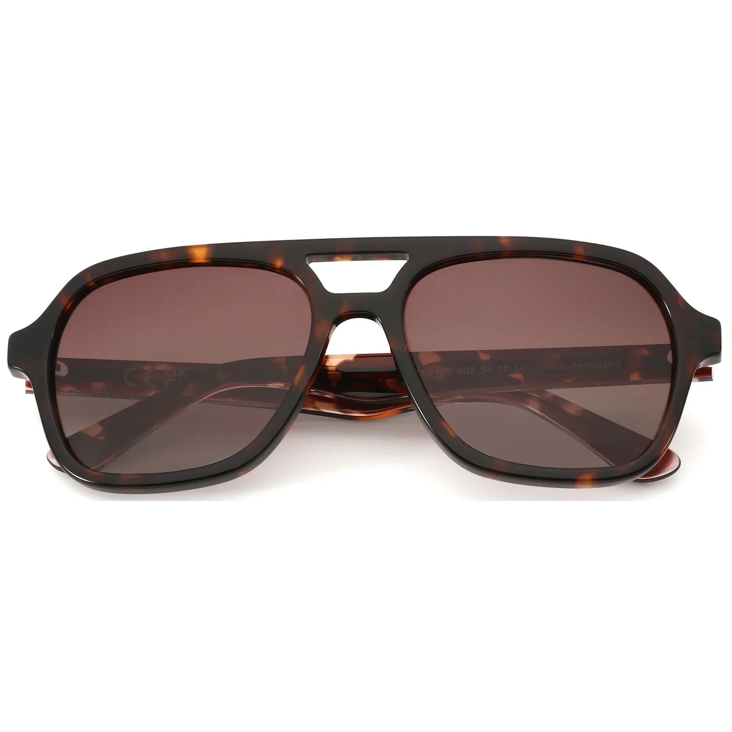 Acetate Pilot Polarized Prescription Sunglasses For Women Double Bridge UV400 Myopia Protection Grade Shade