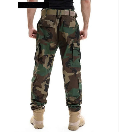 Men's Uniform Camouflage Tactical Multicam Cargo Pants Army Combat Long Trousers Fisthing Climbing Hunting Pants