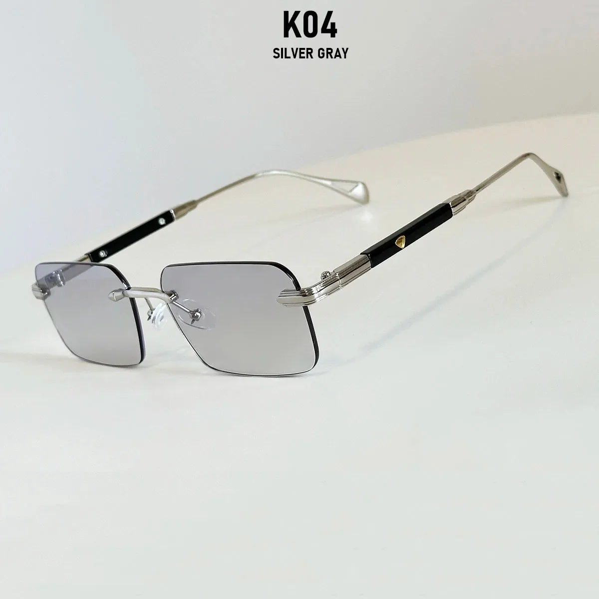 Square Sunglass Men Luxury Rimless Sunglasses Women Vintage Vacation Fashion Glasses Lunette Soleil Femme Gafas De Sol Hombre