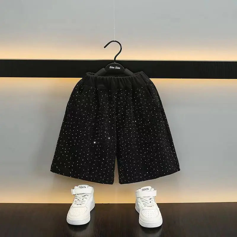 Junior Top and Bottom Set Outdoor Clothing Summer Suit for Boy Clothes Children Child Years Boy´s Children's T-shirt From 4 8 12