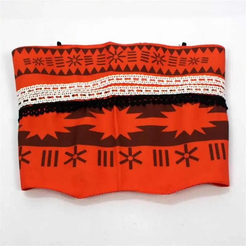 Kids Cosplay Vaiana Moana Princess Costume Dress Adult Necklace Wig Girl Halloween Party Moana Dress Costume Cosplay