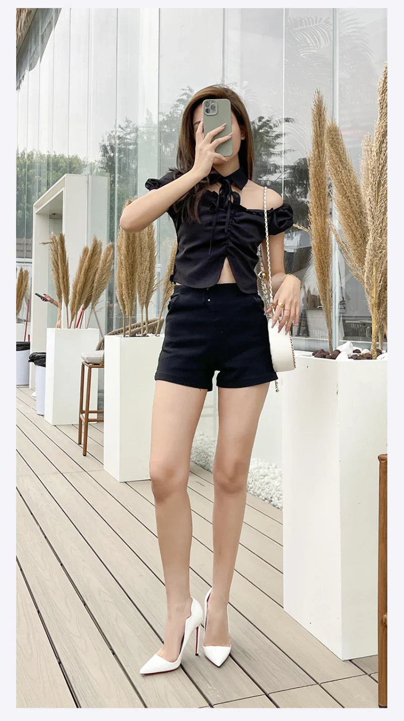 European And American Nightclubs Dressing Dance High Heels Women's Thin Heels Black Bed Pointed Toe French Single Shoes Women