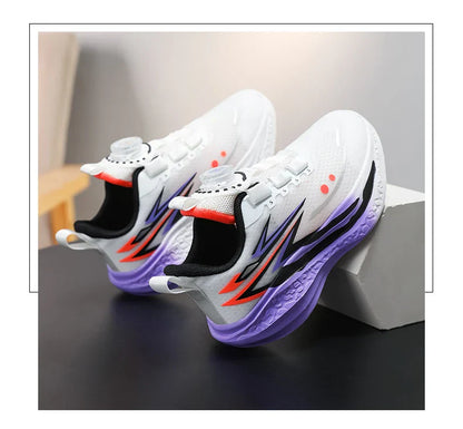 Children's Basketball Shoes Kids Sneakers Non-slip Boys Girls Basketball Boots Outdoor Ultralight Running Trainers Mesh Sneakers