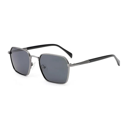 Trend Polarized Prescription Sunglasses Men Popular Metal Uv400 Protection Pilot Corrective Sun Glasses