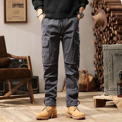 New Men Fashion Military Cargo Army Pants Slim Regualr Straight Fit Cotton Multi Color Camouflage Green Yellow Trousers BL7606