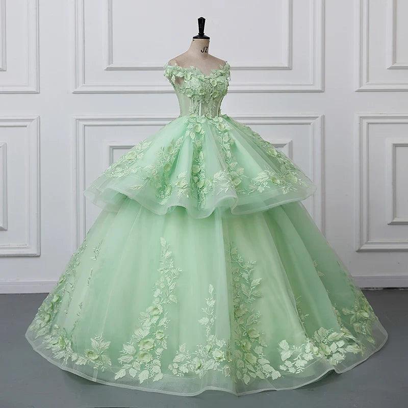2 In 1 Party Dresses 15 Quinceanera Dresses Ball Gown Sweet 15 Year Old Dress Detachable Skirt Customized Dress For Quinceanera