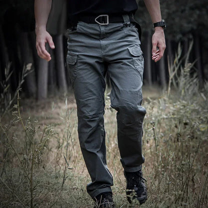 Stretch Canvas 97% Cotton 3% Spandex Tactical Pants For Men Climbing Hiking Trekking Cargo Pants Trousers