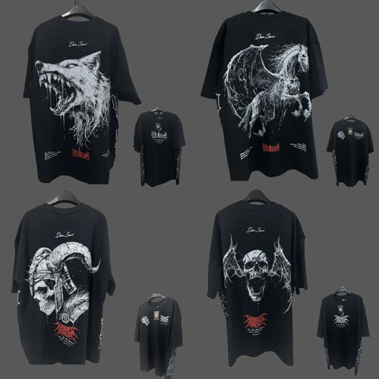 JAPAN BUSHIDO Anime Printed Men T-shirt City Fitness Training Sportswear Loose Casual Crewneck Men's T Shirts Couples Cotton Tee