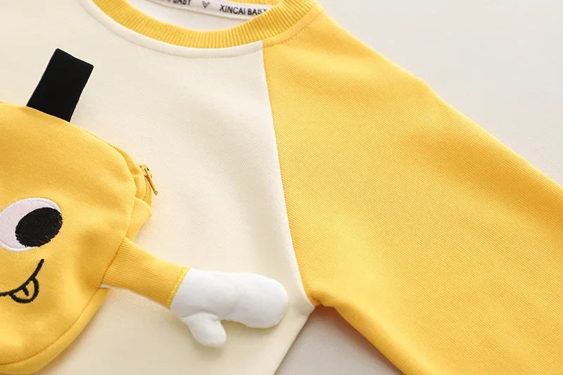 New Spring Autumn Baby Boys Clothes Suit Children Girls Fashion T-Shirt Pants 2Pcs/Sets Toddler Casual Costume Kids Tracksuits