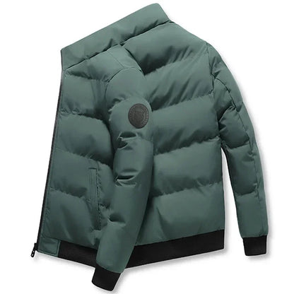Men's Cotton Warm Jacket - 2025 Winter Fashion Trend - Short Warm Men's Jacket - Thick and Casual Warm Jacket - Men's Trench Coa