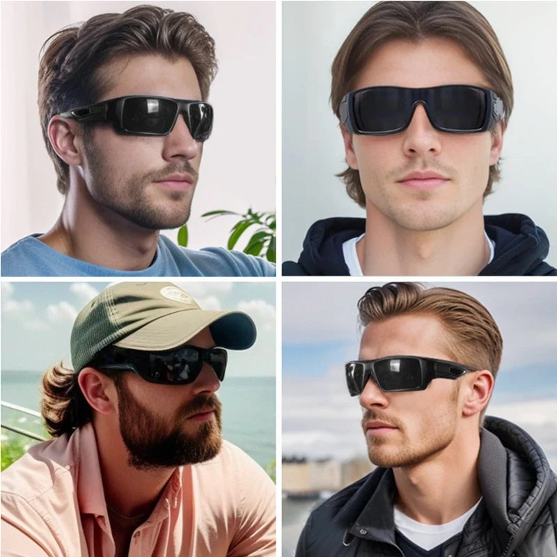 XXL Z87 Sunglasses for Big Wide Heads Men TR90 Ultralight UV400 Protection Glasses 8806
