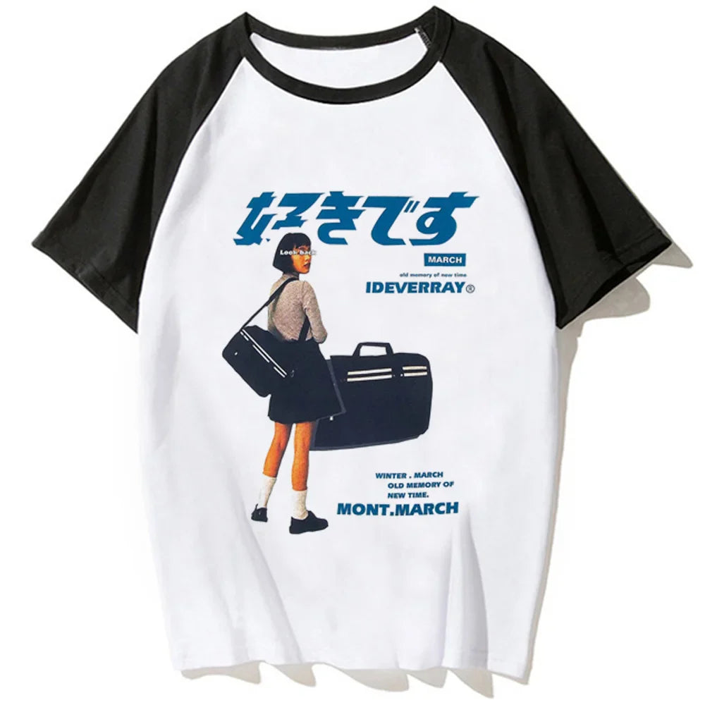 Y2k Tee women anime funny harajuku tshirt girl Japanese clothes
