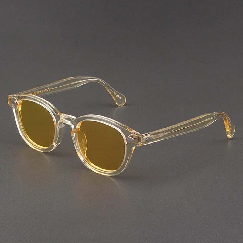 Johnny Depp Polarized Sunglasses Men Women UV400 Lemtosh Sun Glasses Brand Retro Acetate Frame For Male Eyeglasses Eyewear