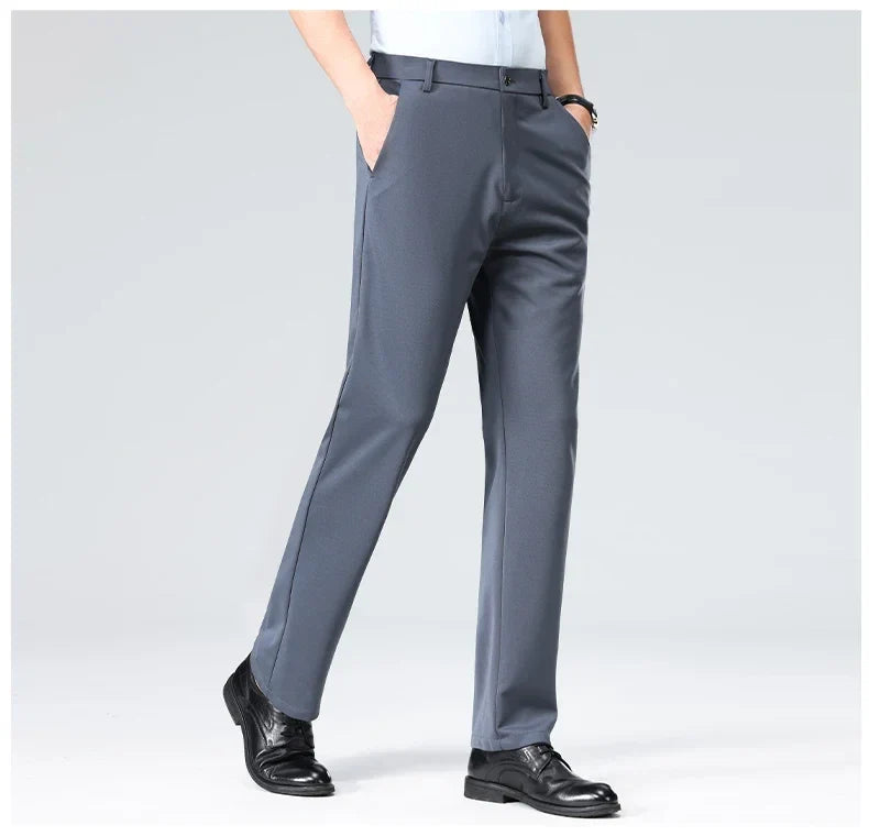 Golf pants Men Spring Summer Elastic Pants Quick Drying Quality Business Casual Pants