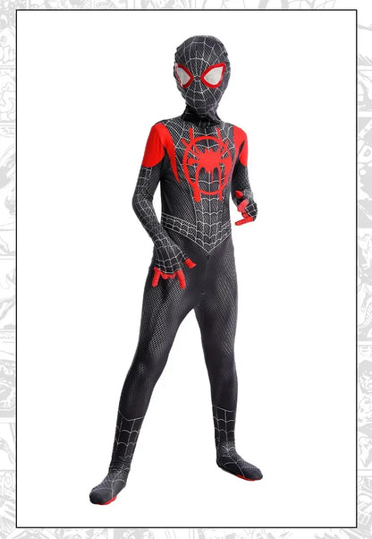 Spiderman Costume Spider Man Black Panther Iron Man Spider Gwen Cosplay Zentai Jumpsuit Bodysuit Halloween Costume Adult Child