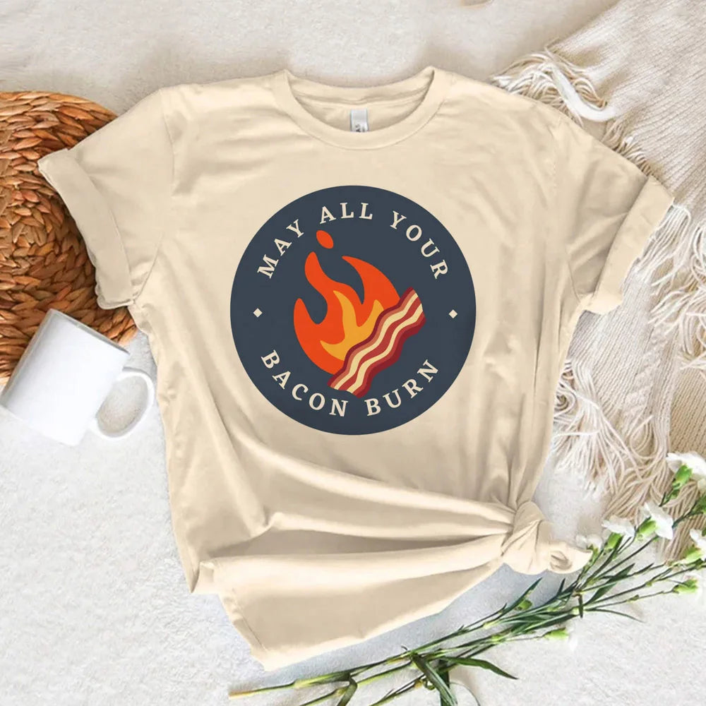 Calcifer top women designer summer harajuku t shirt girl Japanese manga clothing