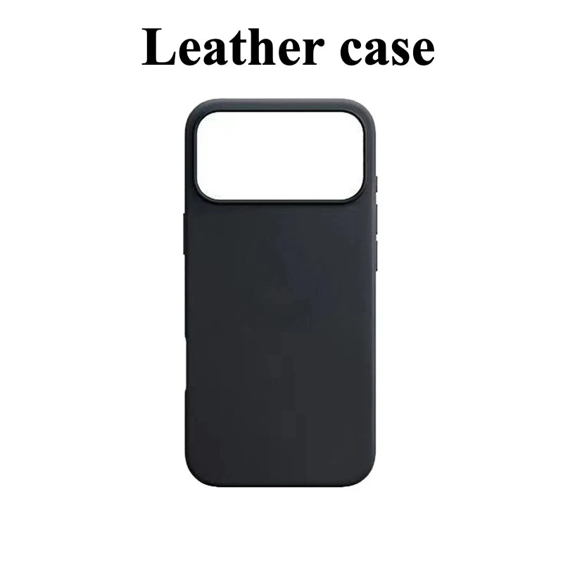 Official Leather Case for MagSafe Wireless Charging Case for IPhone 17 Pro Max Air 16 15 14 13 Pro Max Original Anti-Drop Cover