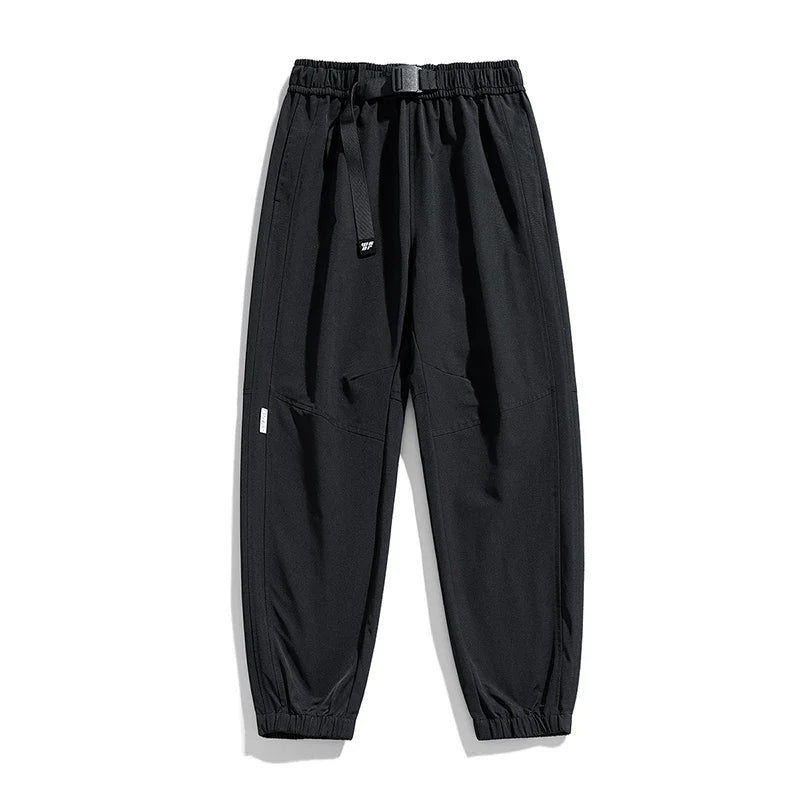 Men Waterproof Pant Autumn With Belt Hiking Trousers Breathable Mountaineering Pant Multi-pocket Camping Fishing Sport Trousers