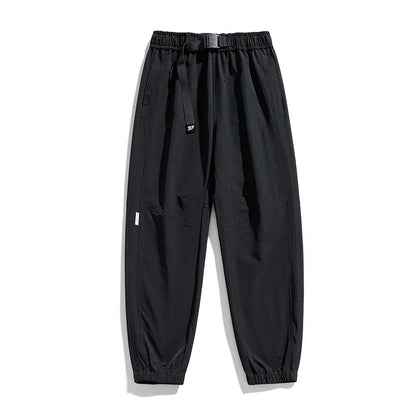 Men Waterproof Pant Autumn With Belt Hiking Trousers Breathable Mountaineering Pant Multi-pocket Camping Fishing Sport Trousers