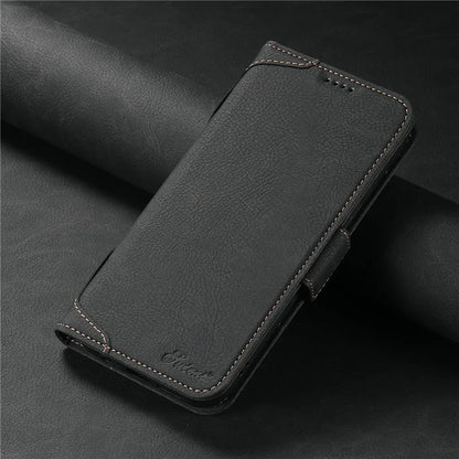 Magsafe Business Leather Wallet Phone Case For iPhone 12 13 14 15 Pro Max Plus 16 17 Pro Max With Flip Card Holder Cover
